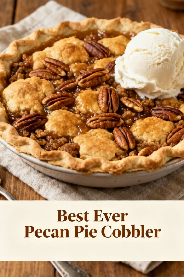 Best Ever Pecan Pie Cobbler