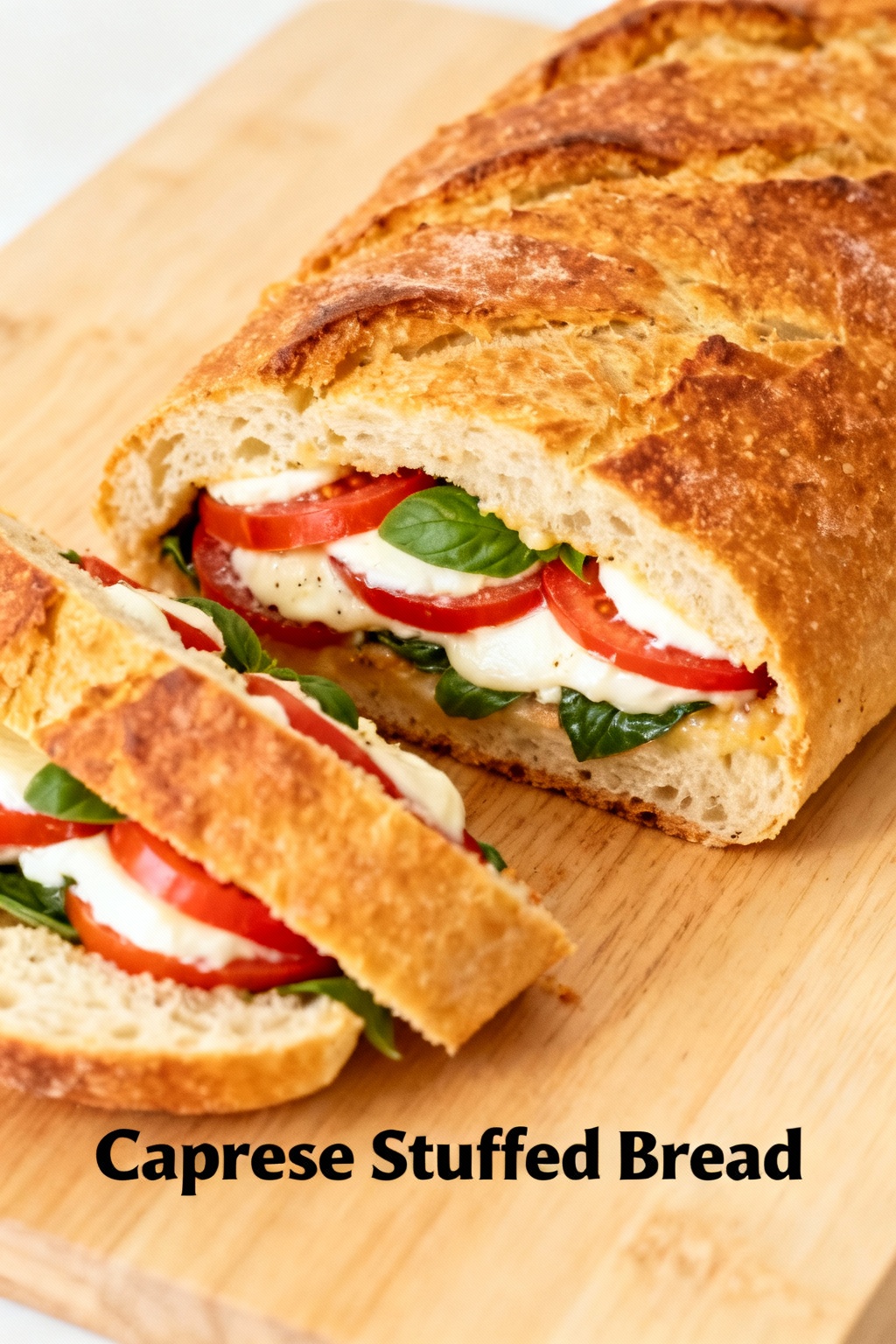 Caprese Stuffed Bread