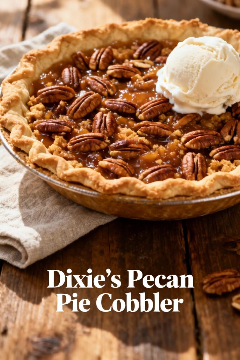 Dixie's Pecan Pie Cobbler