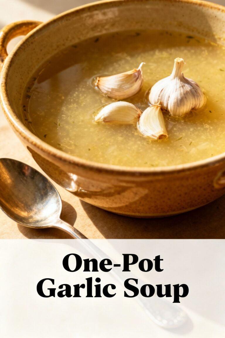 One-Pot Garlic Soup