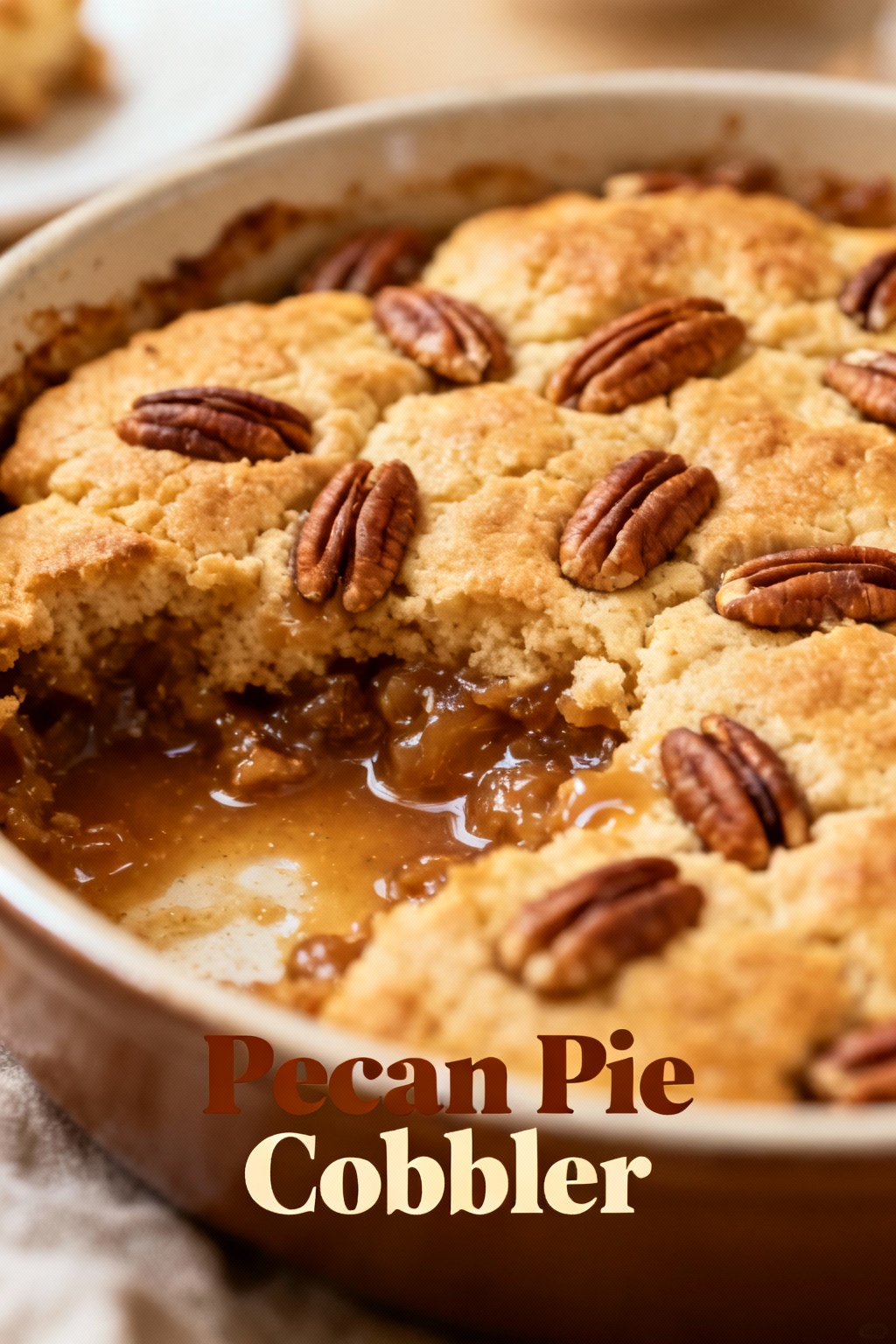 Pecan Pie Cobbler