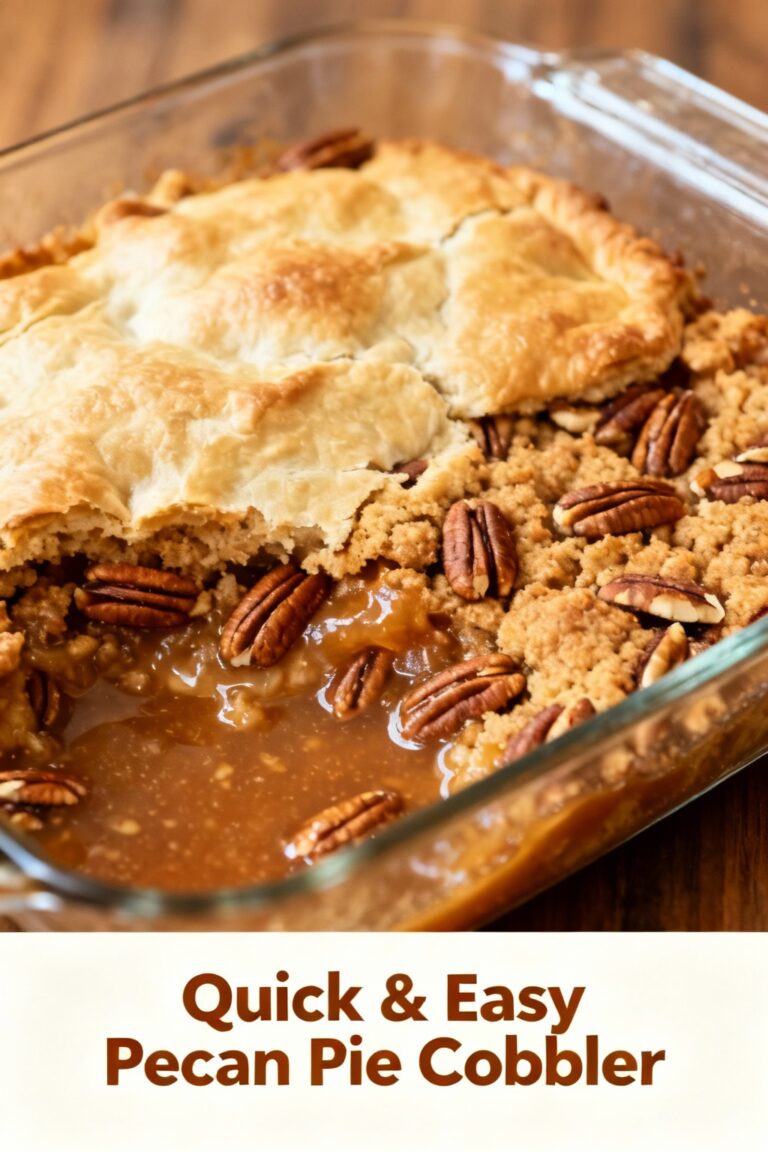 Quick & Easy Pecan Pie Cobbler