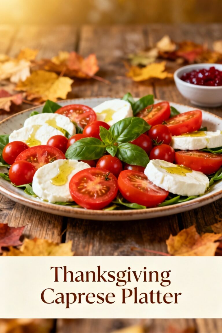 Thanksgiving Caprese Platter