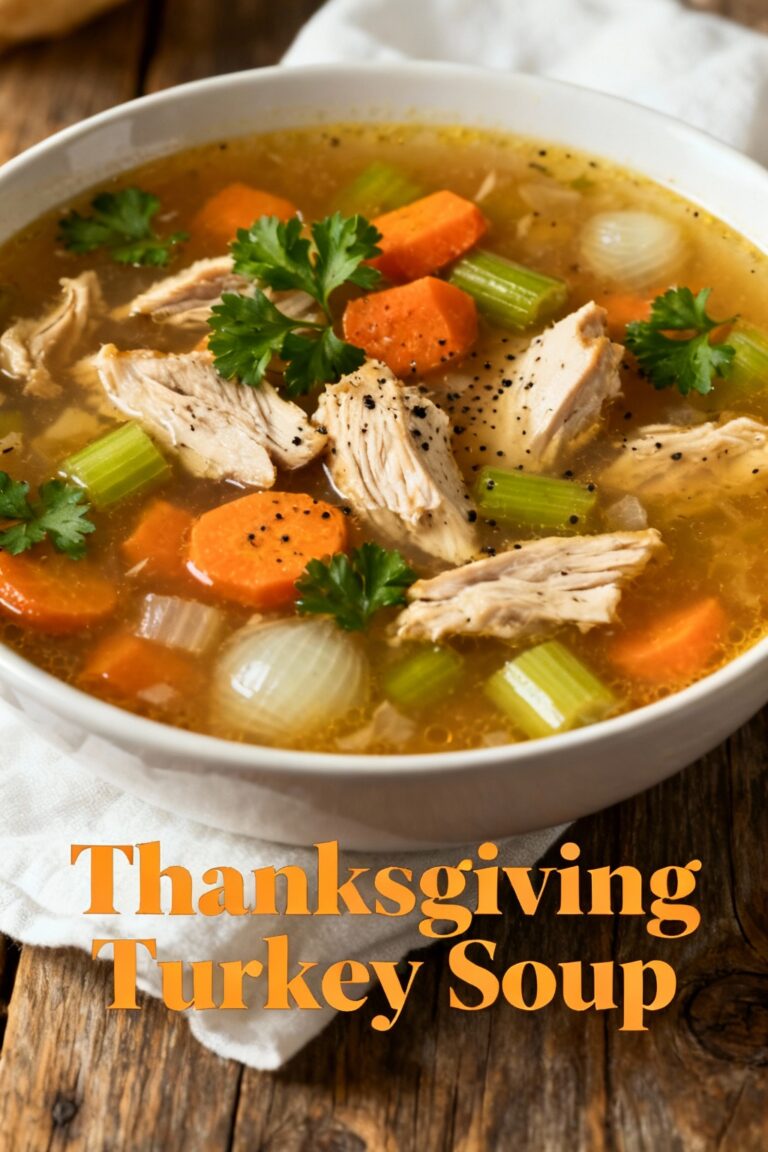 Thanksgiving Turkey Soup