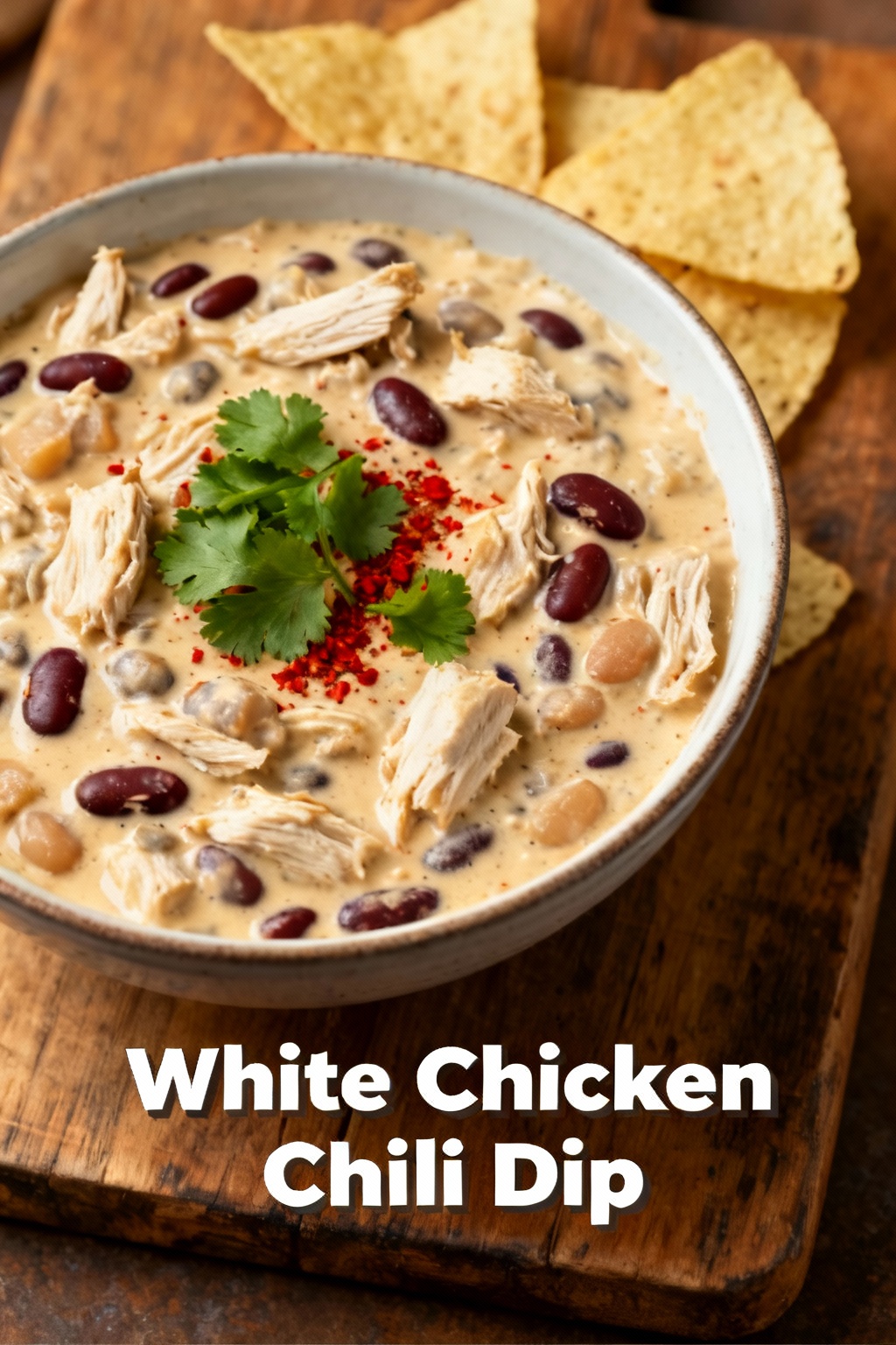 White Chicken Chili Dip