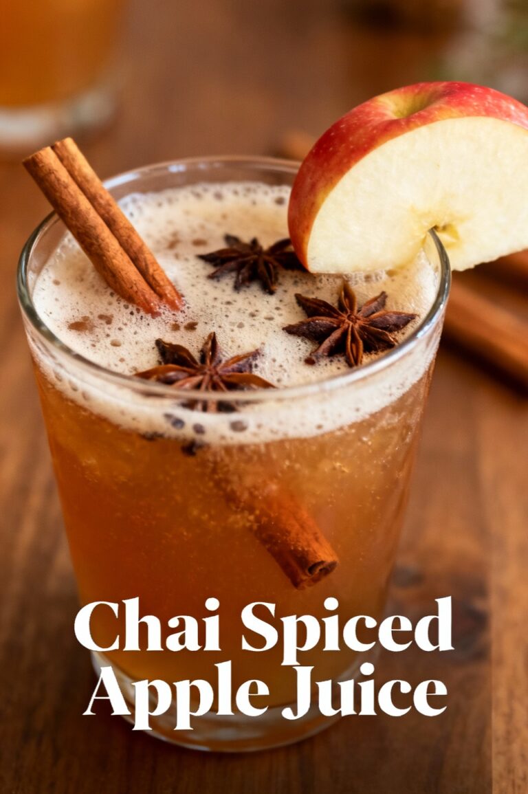 Chai Spiced Apple Juice