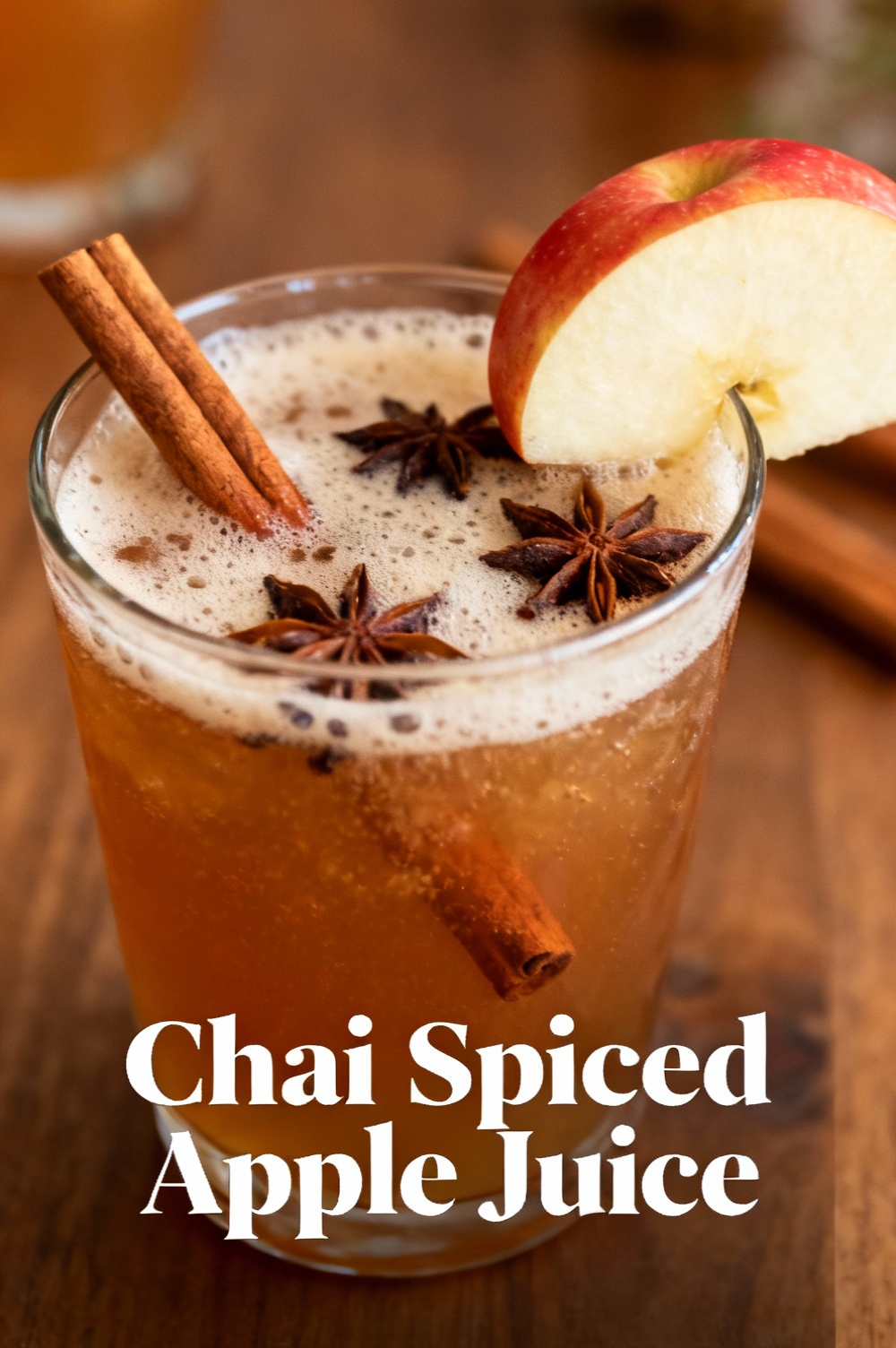 Chai Spiced Apple Juice