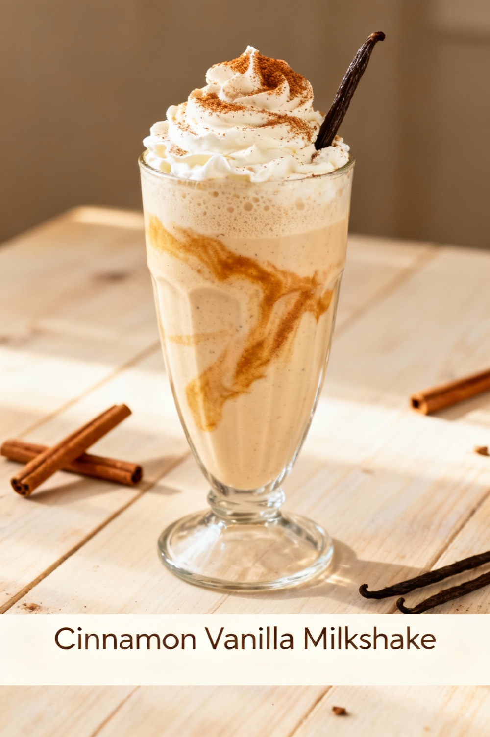 Cinnamon Vanilla Milkshake