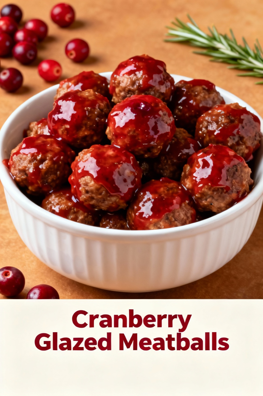 Cranberry Glazed Meatballs