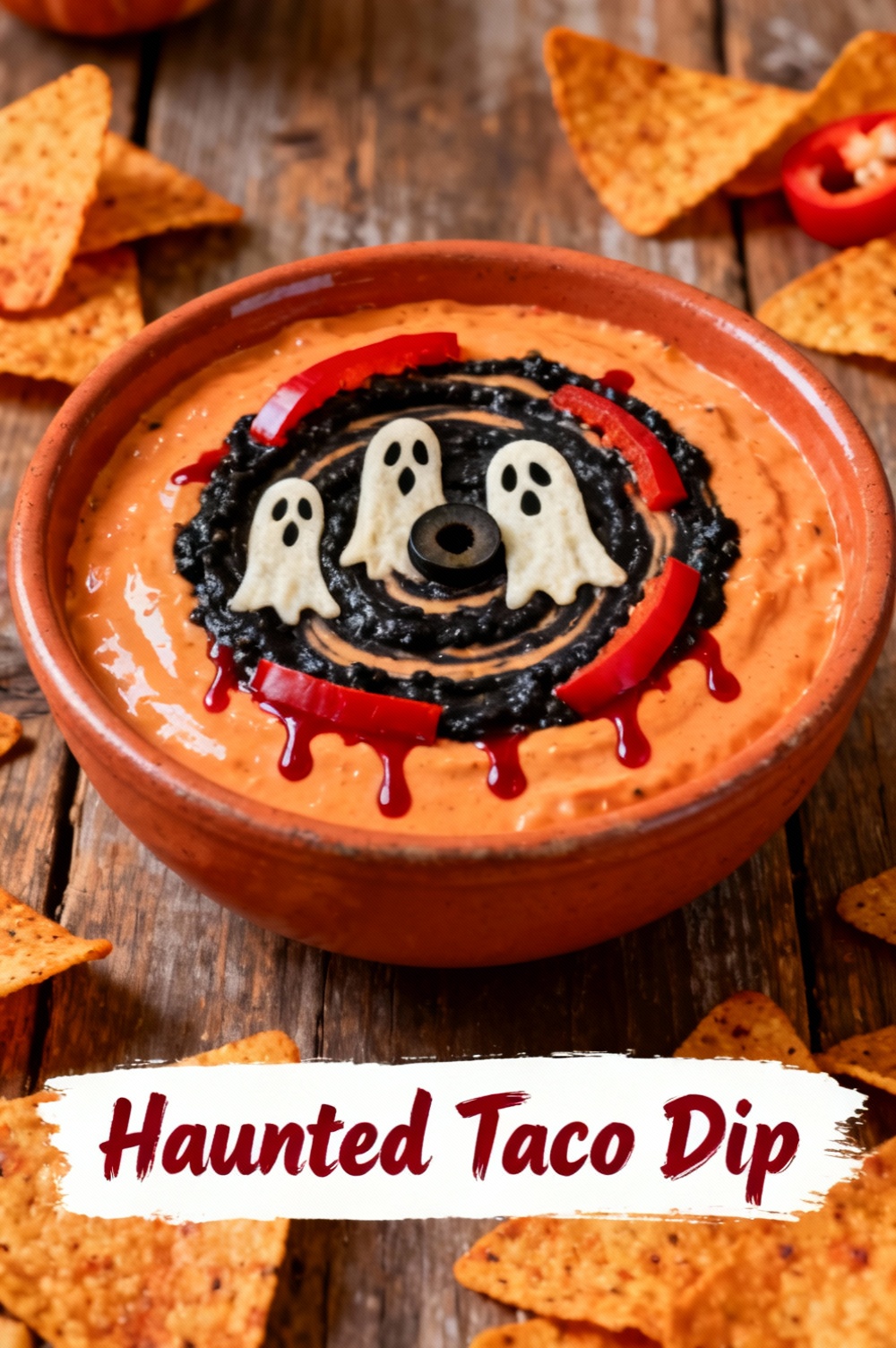 Haunted Taco Dip