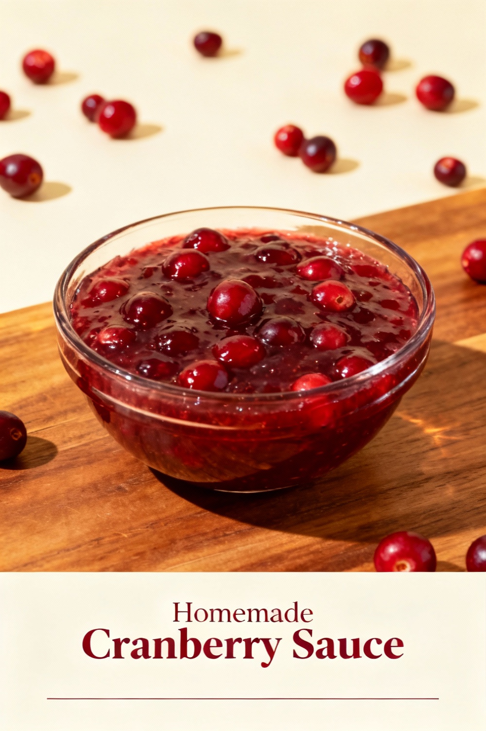 Homemade Cranberry Sauce