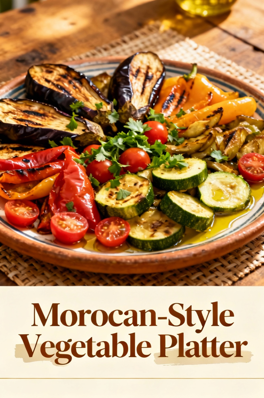 Moroccan-Style Vegetable Platter