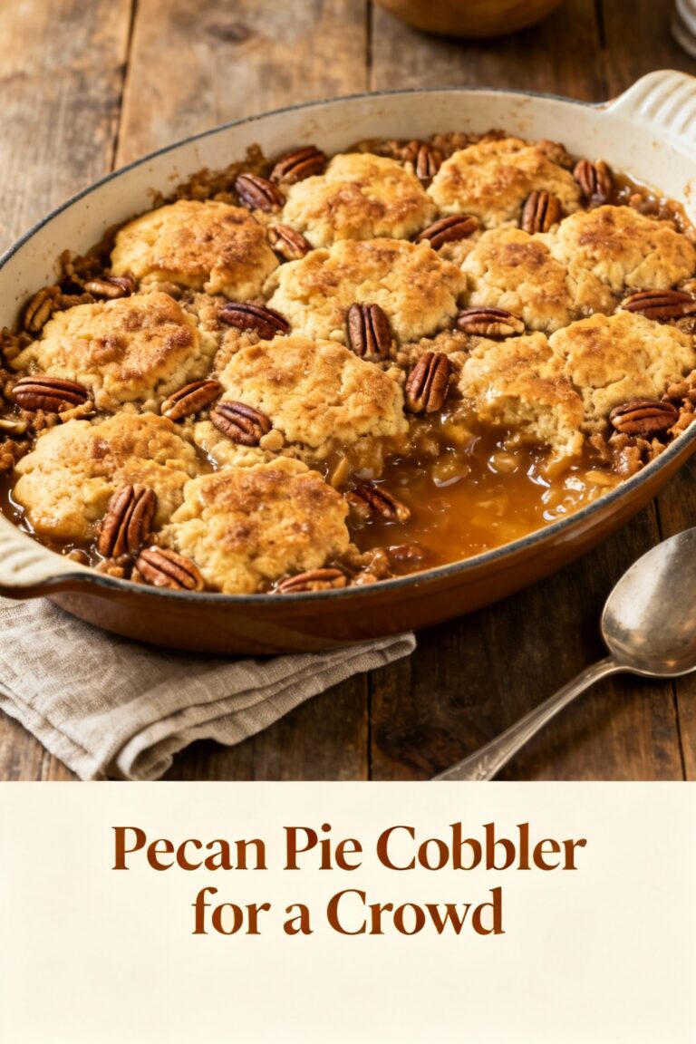 Pecan Pie Cobbler for a Crowd