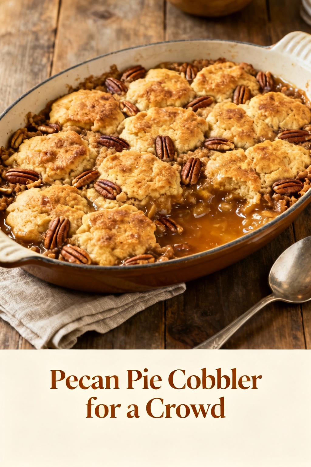 Pecan Pie Cobbler for a Crowd