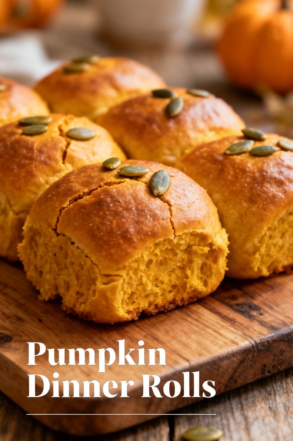 Pumpkin Dinner Rolls