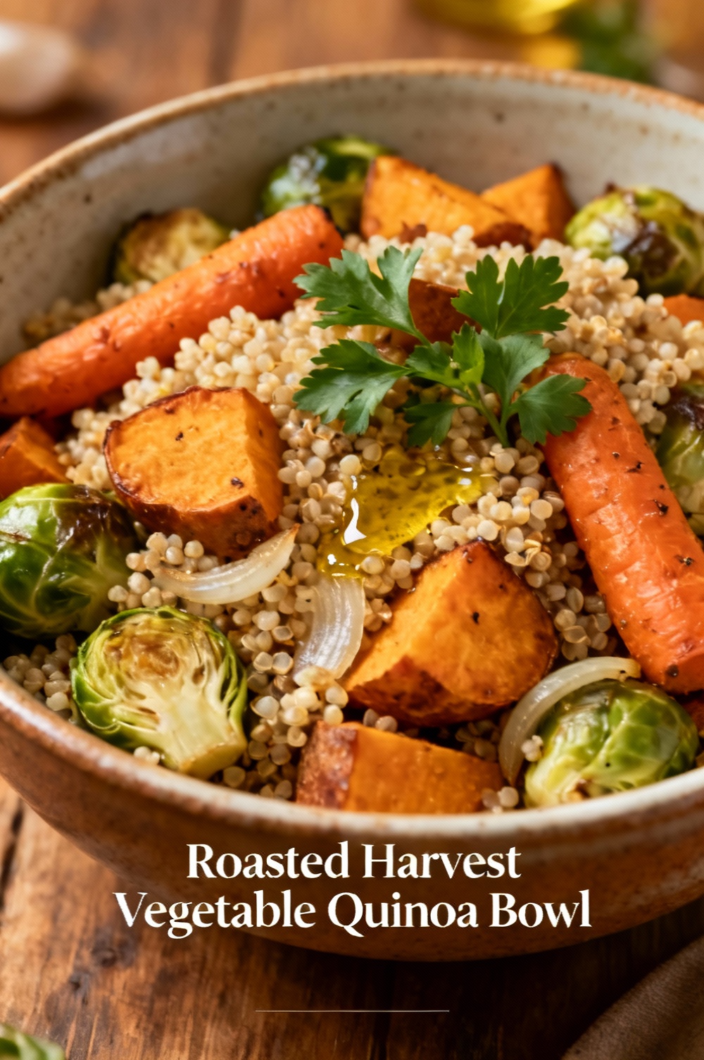 Roasted Harvest Vegetable Quinoa Bowl