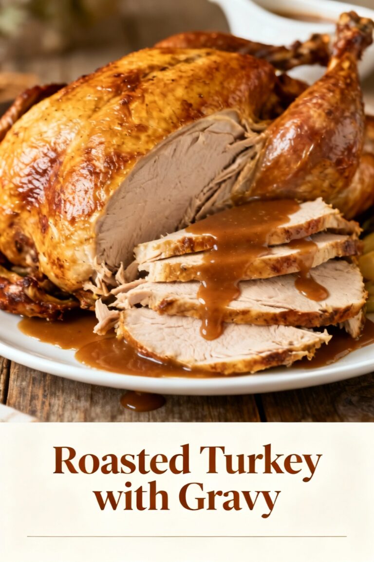 Roasted Turkey with Gravy