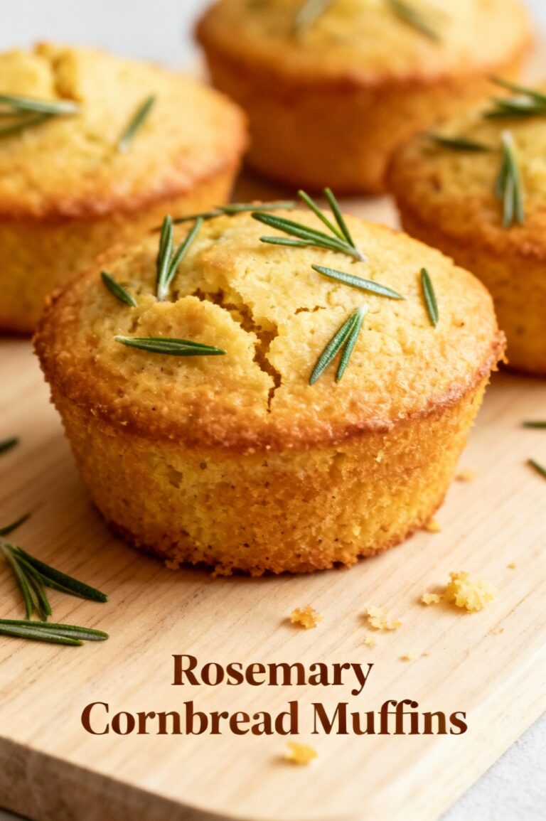 Rosemary Cornbread Muffins