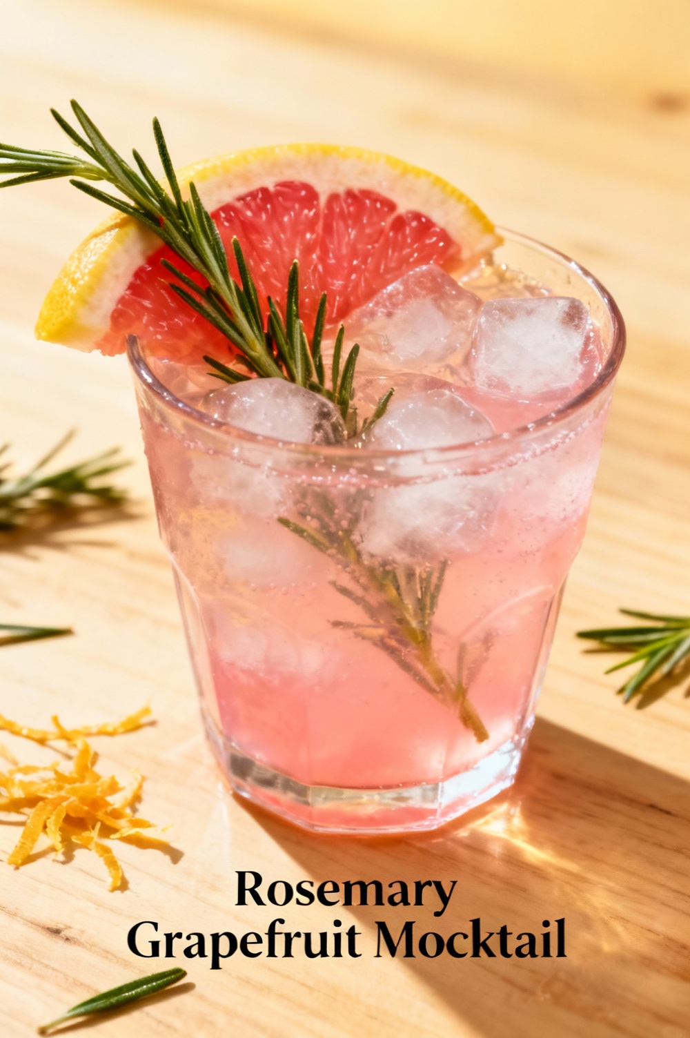 Rosemary Grapefruit Mocktail