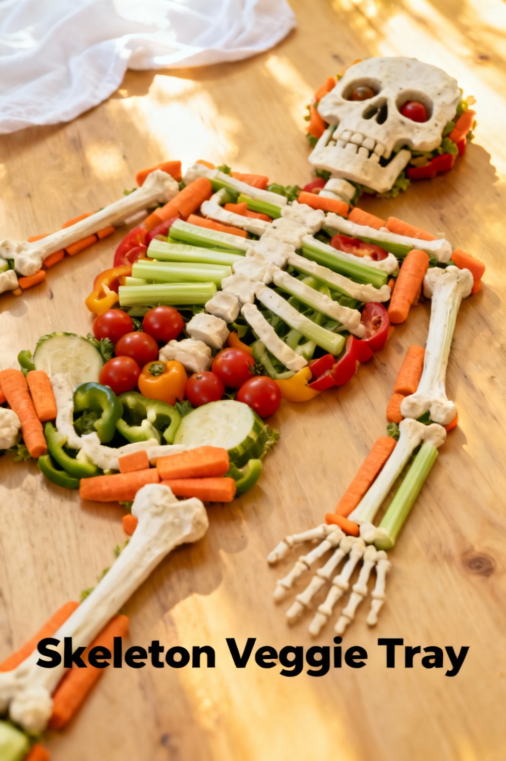 Skeleton Veggie Tray