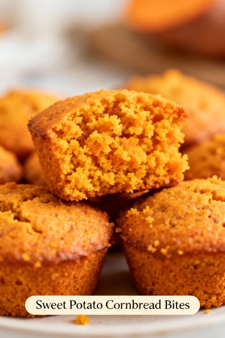 Sweet Potato Cornbread Bites