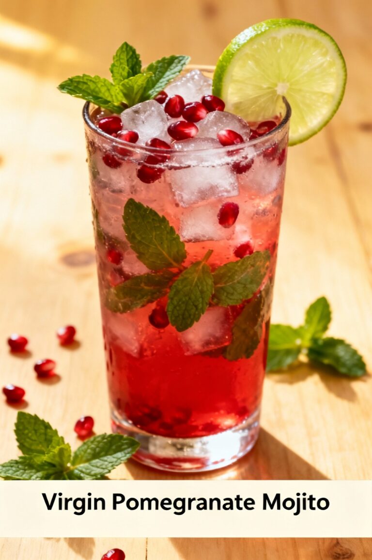 Virgin Pomegranate Mojito