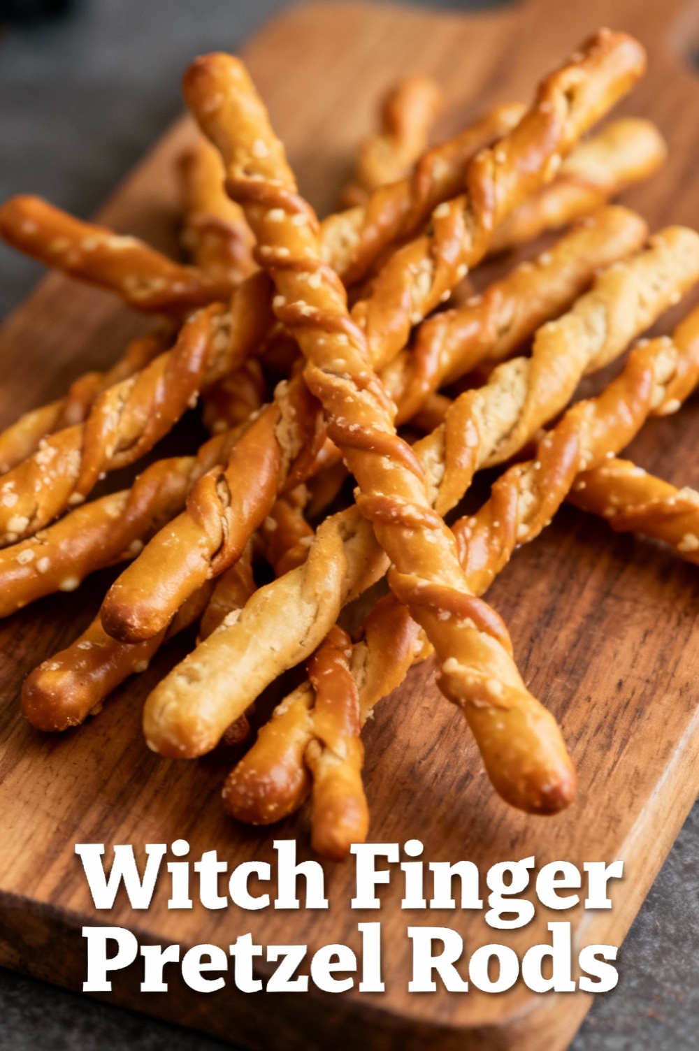 Witch Finger Pretzel Rods