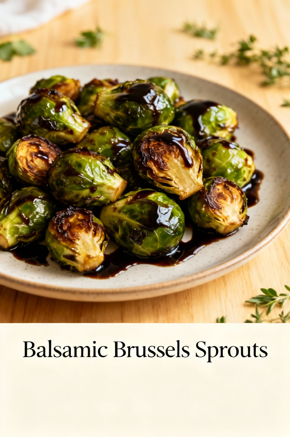 Balsamic Brussels Sprouts