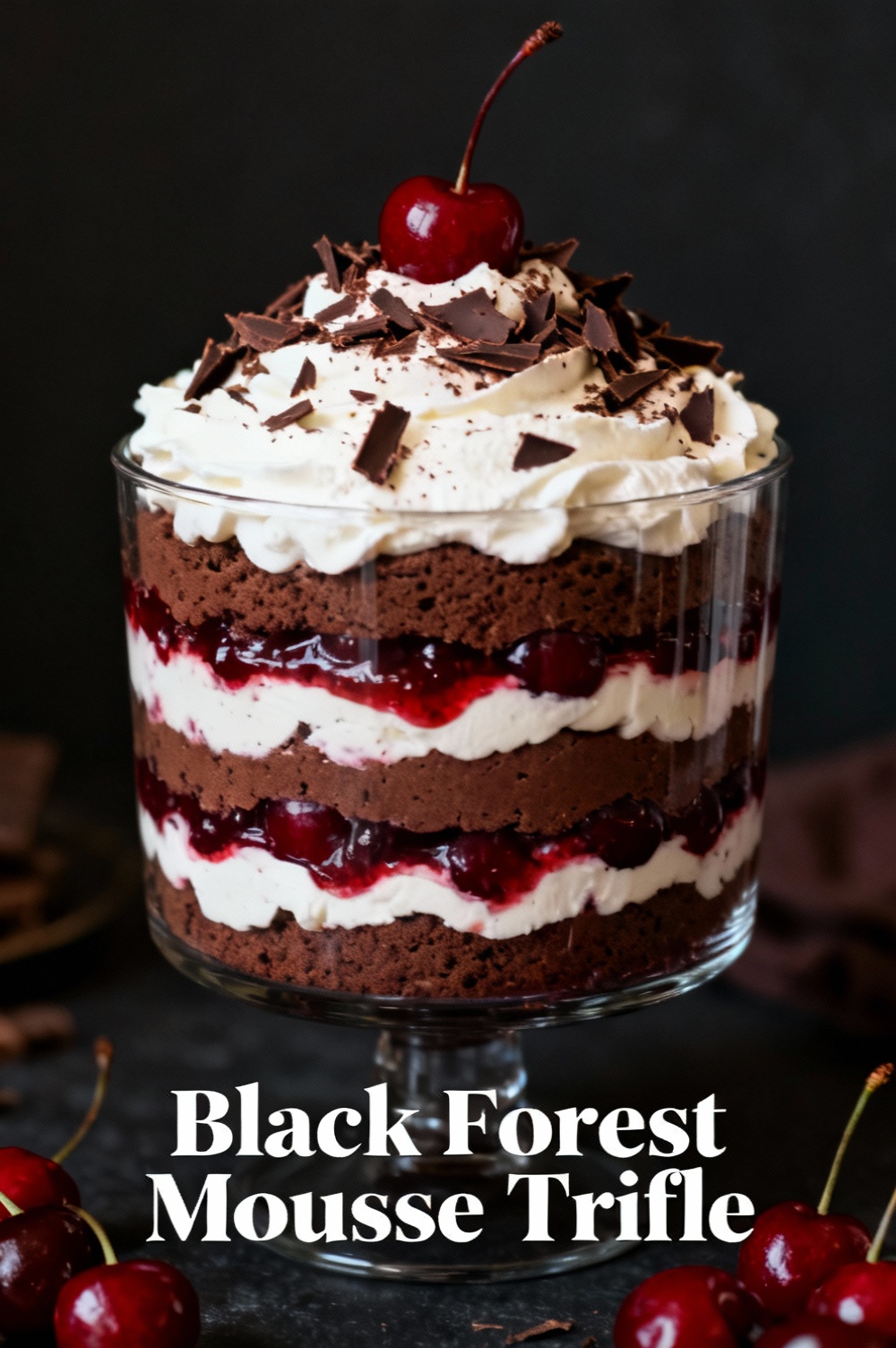 Black Forest Mousse Trifle