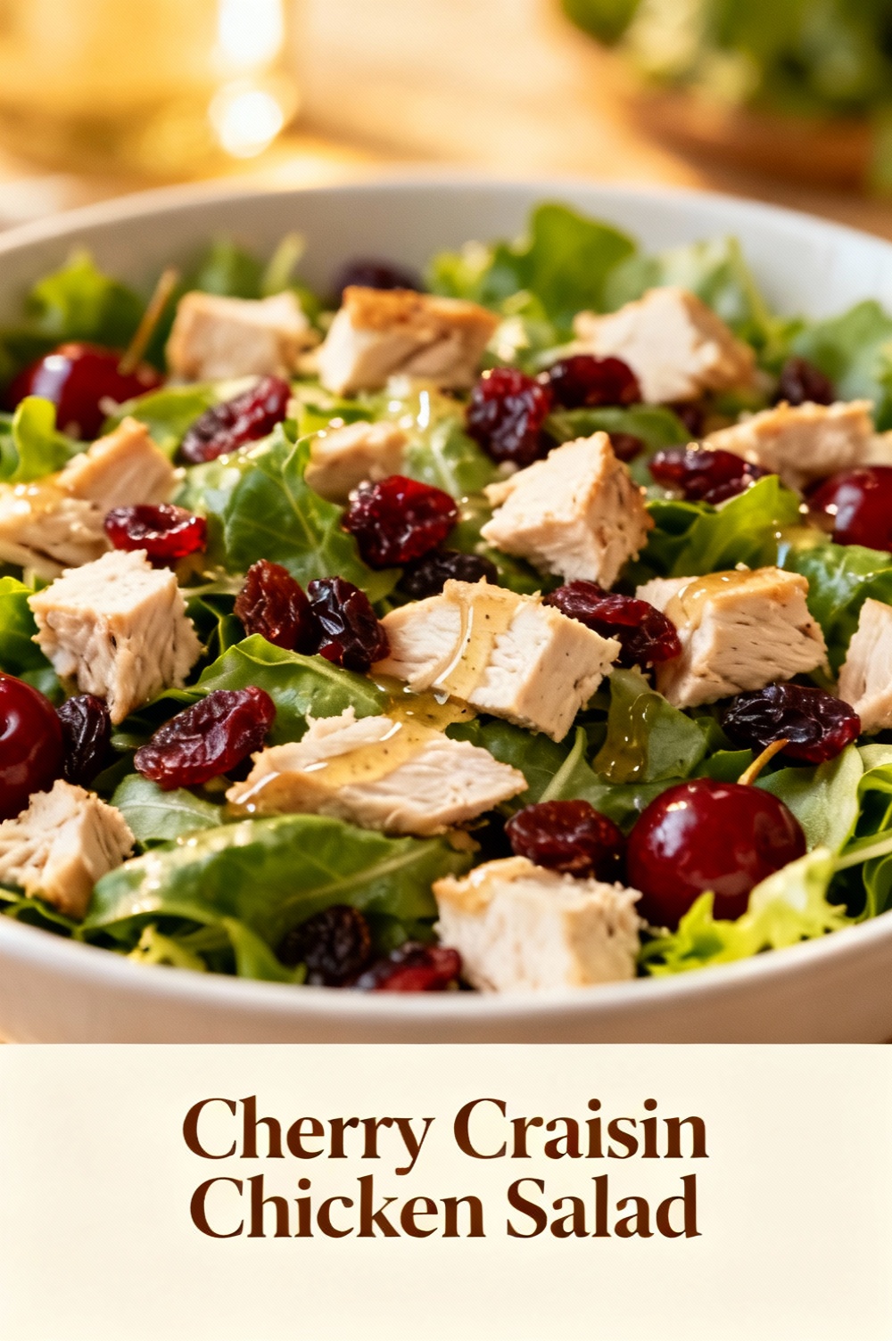 Cherry Craisin Chicken Salad