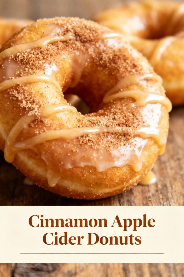 Cinnamon Apple Cider Donuts