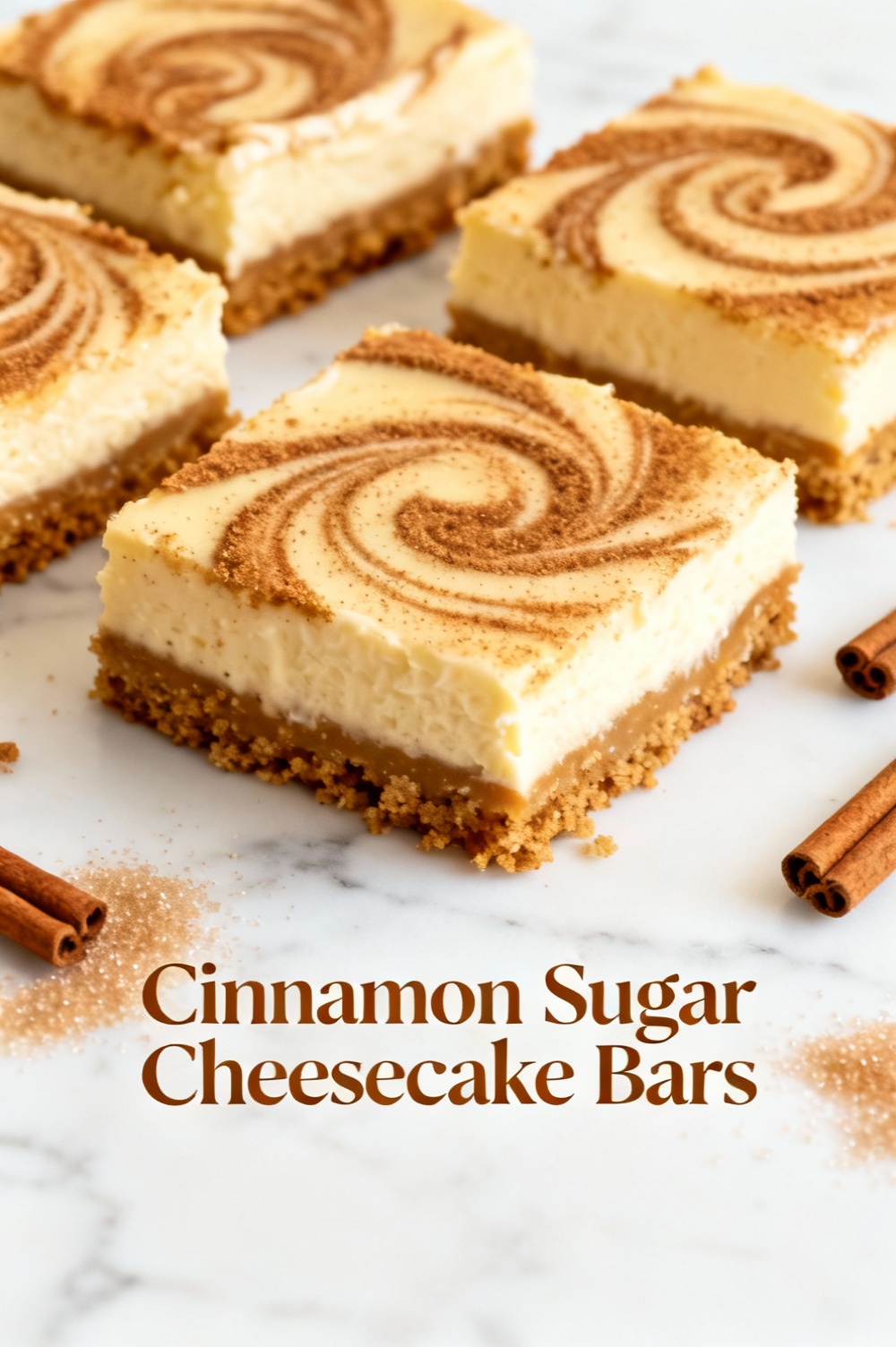 Cinnamon Sugar Cheesecake Bars
