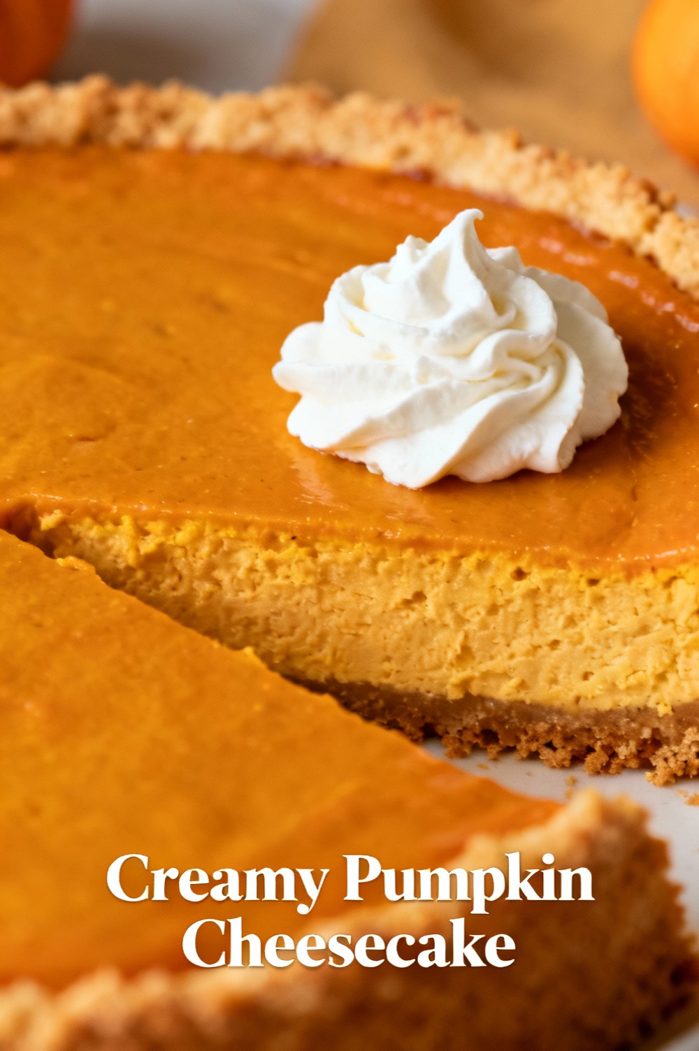Creamy Pumpkin Cheesecake