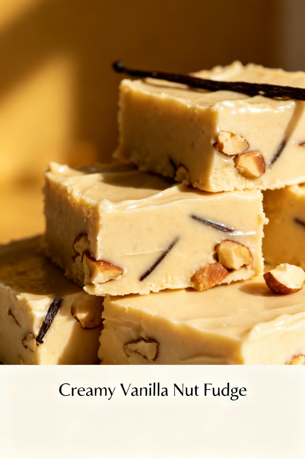 Creamy Vanilla Nut Fudge