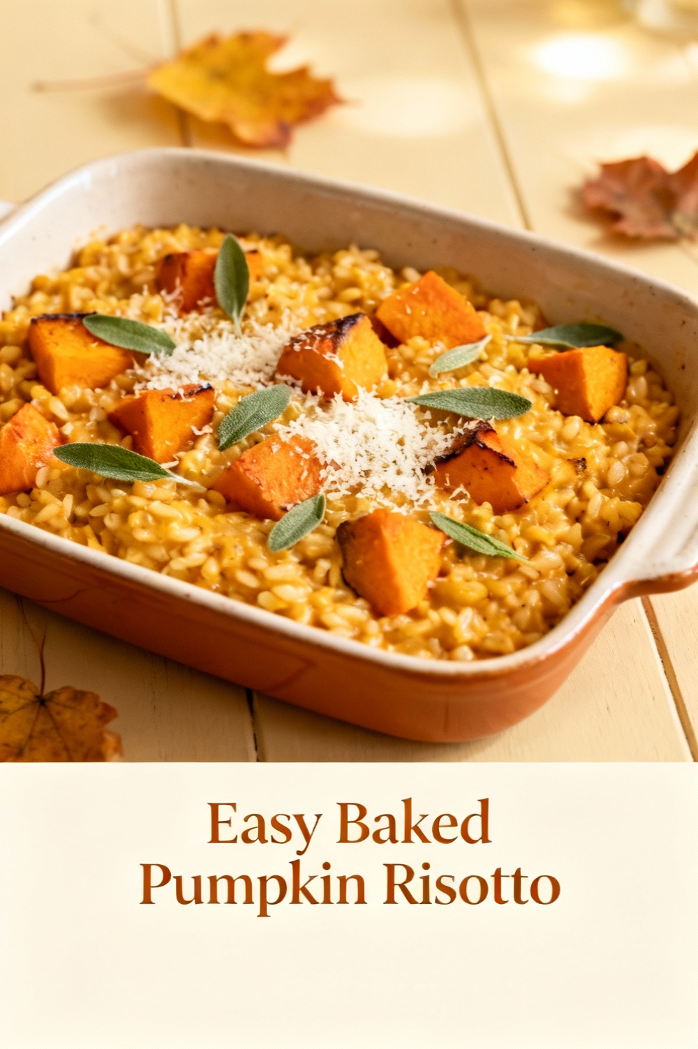Easy Baked Pumpkin Risotto