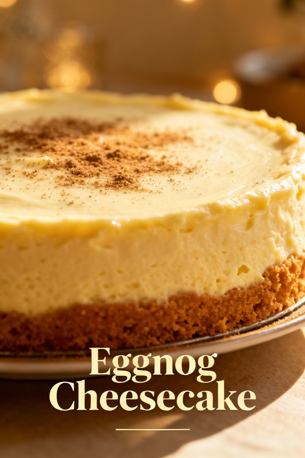 Eggnog Cheesecake