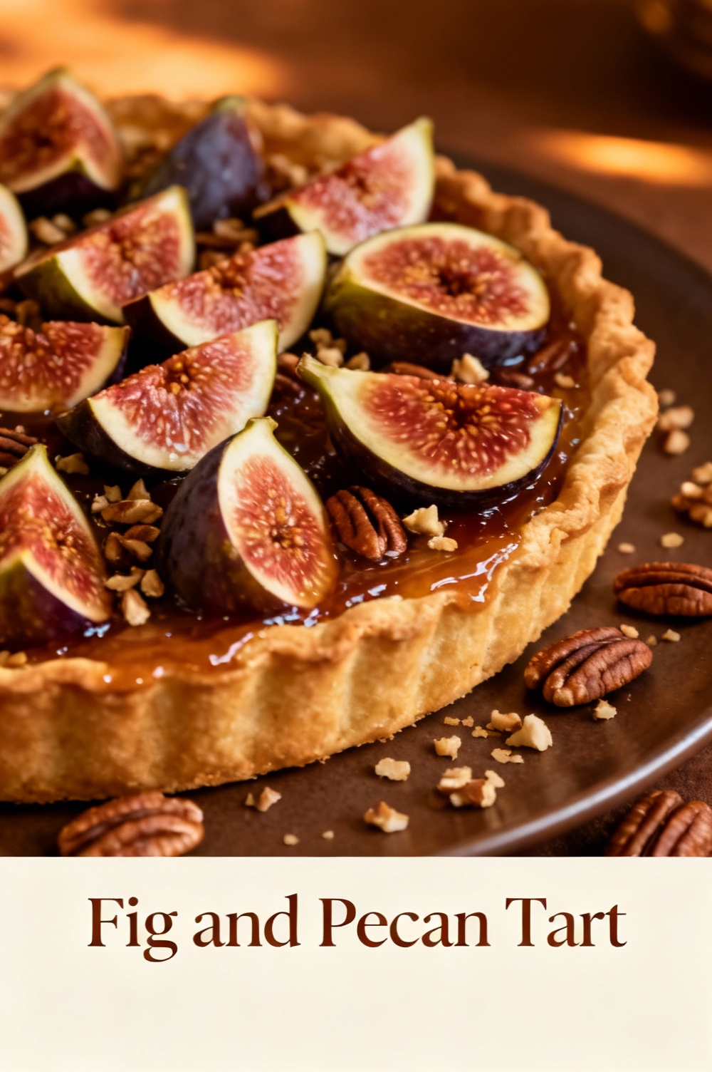 Fig and Pecan Tart