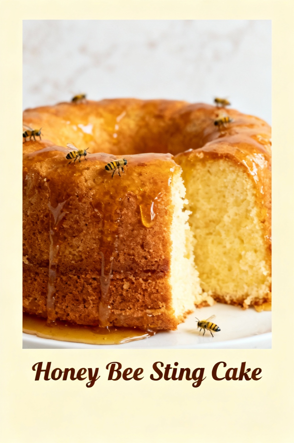 Honey Bee Sting Cake