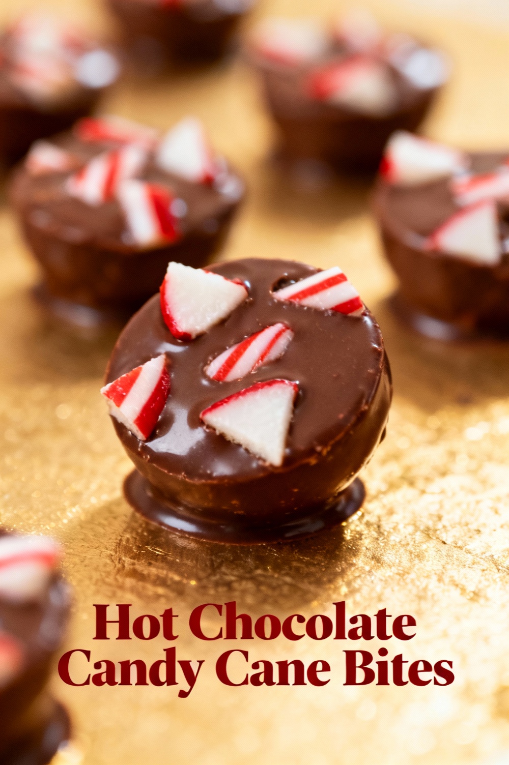 Hot Chocolate Candy Cane Bites
