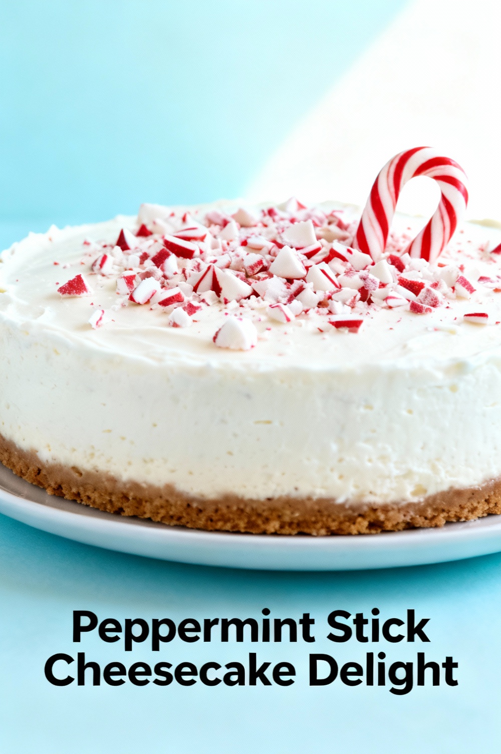 Peppermint Stick Cheesecake Delight