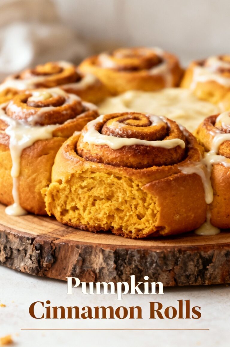 Pumpkin Cinnamon Rolls