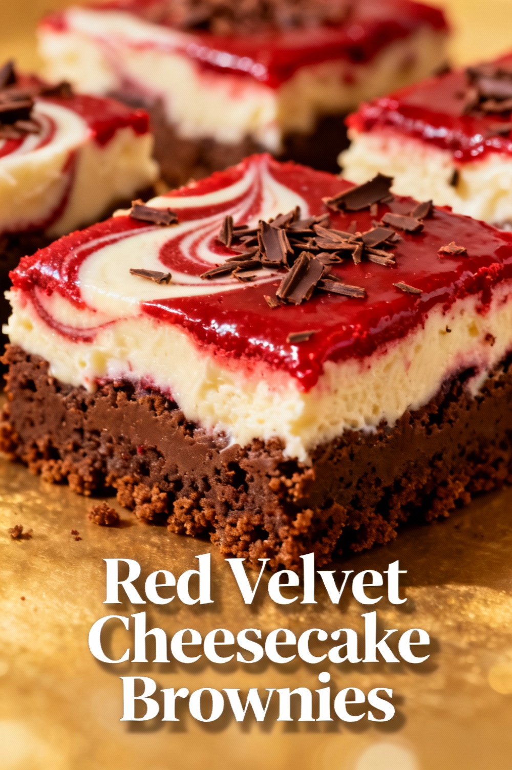 Red Velvet Cheesecake Brownies