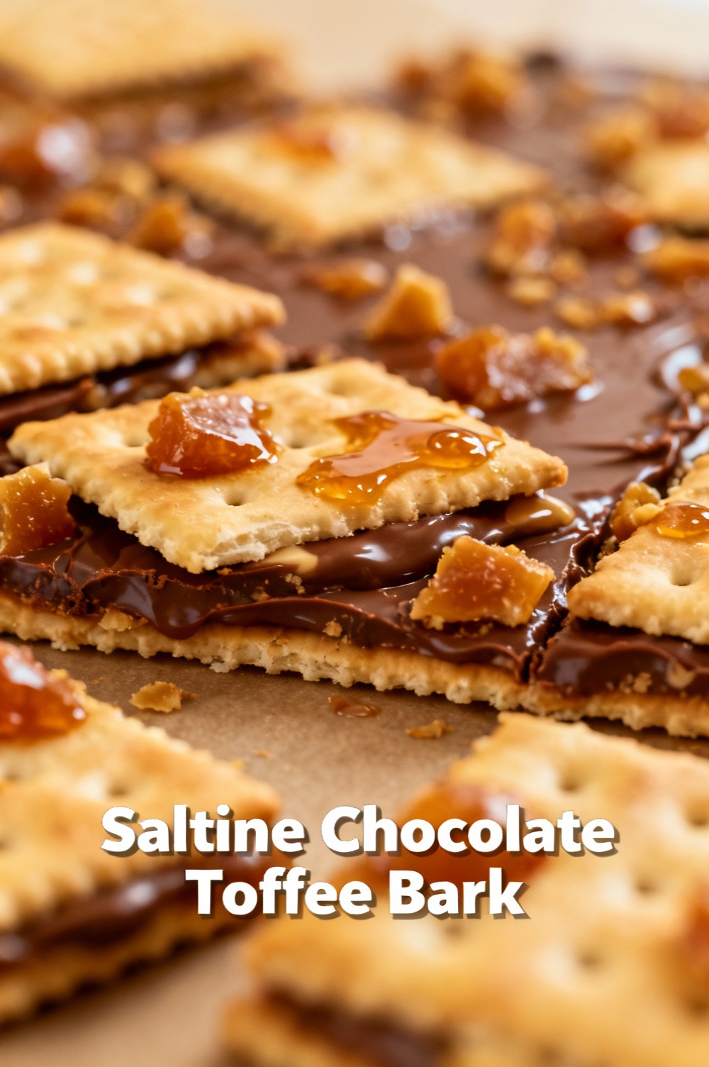 Saltine Chocolate Toffee Bark