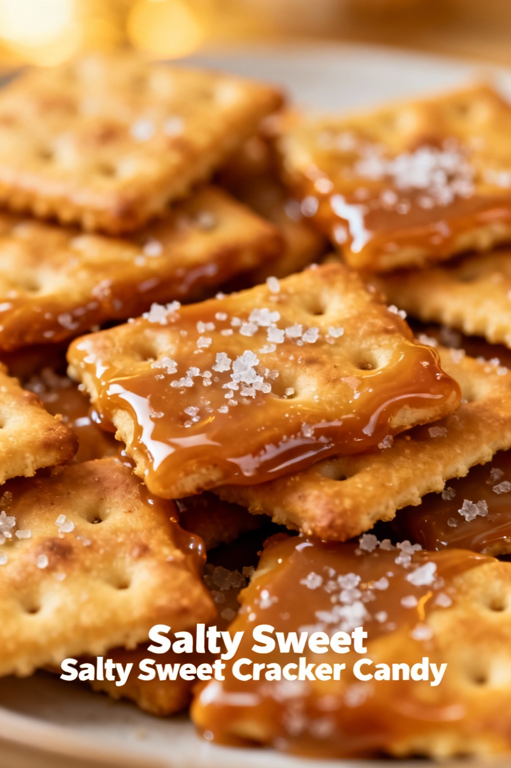 Salty Sweet Cracker Candy