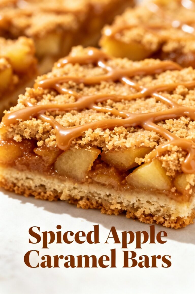 Spiced Apple Caramel Bars