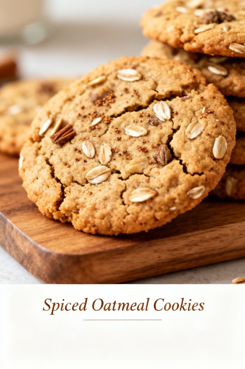 Spiced Oatmeal Cookies
