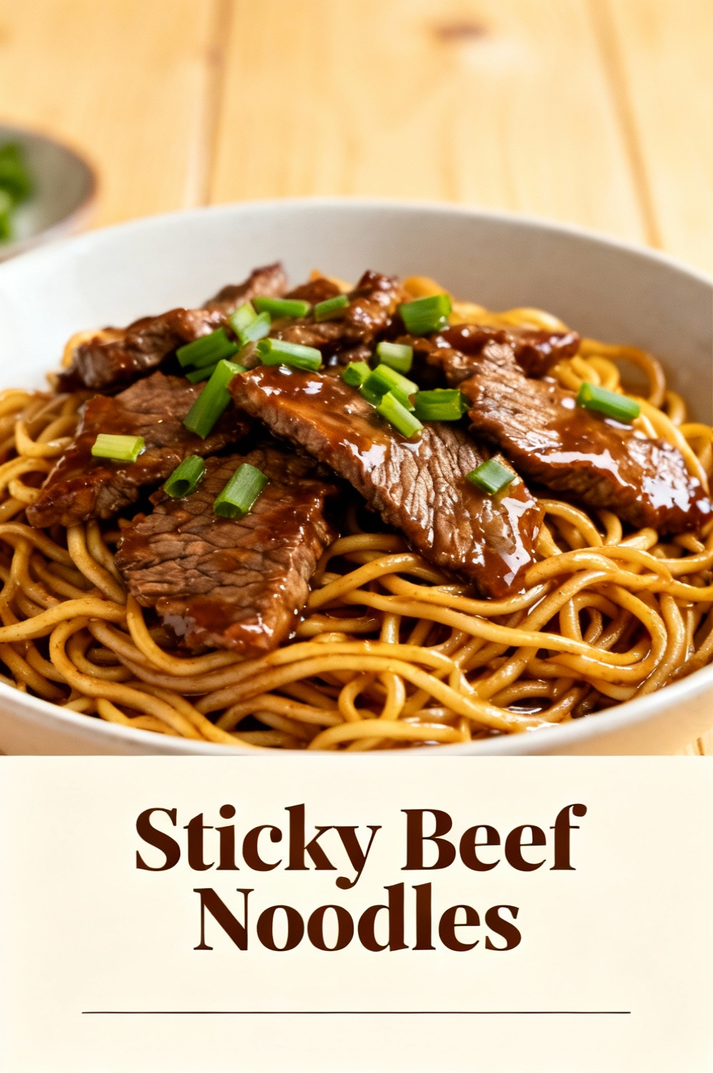 Sticky Beef Noodles