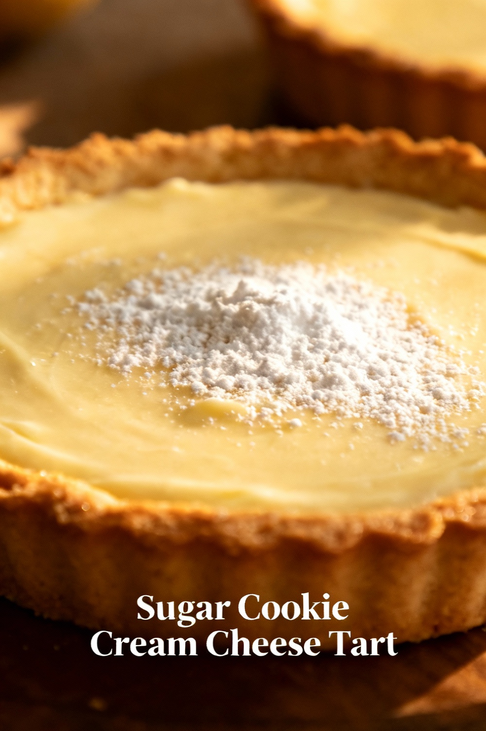 Sugar Cookie Cream Cheese Tart