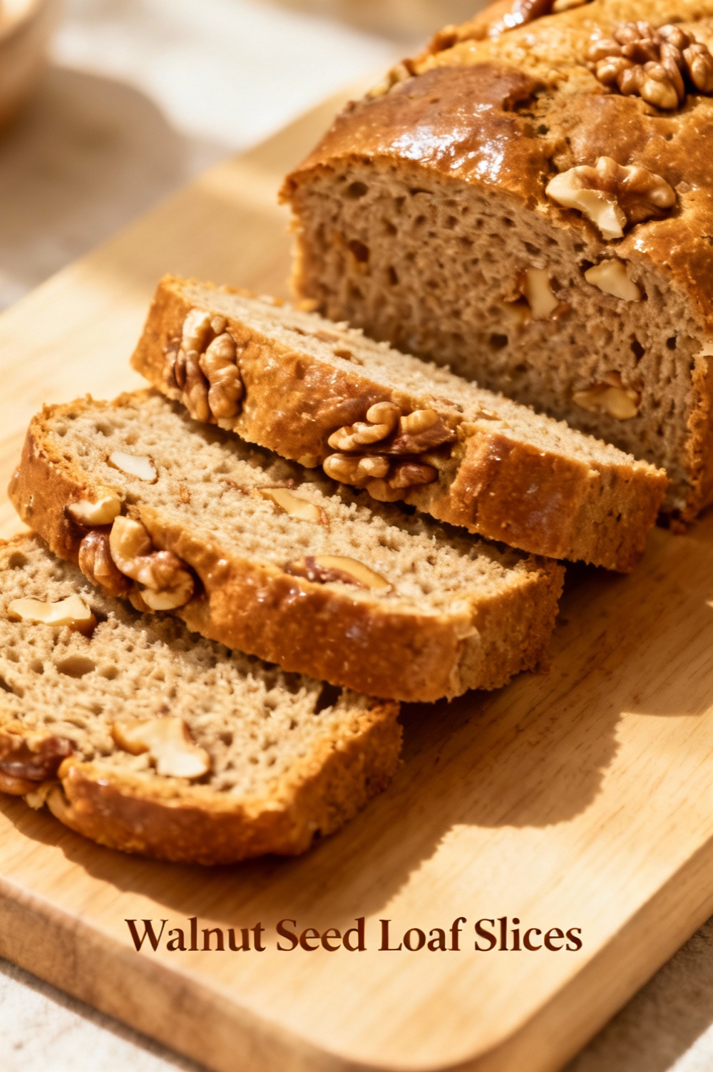 Walnut Seed Loaf Slices