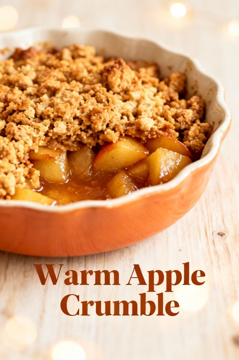 Warm Apple Crumble